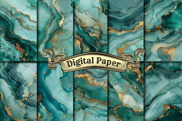 Download Sage Green Marble Digital Paper - Marble digital paper Collection
