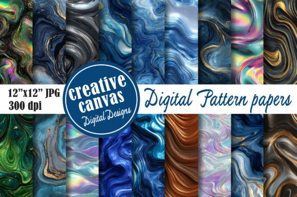 Download Luxury Marble Digital Paper Bundle - Marble digital paper Collection