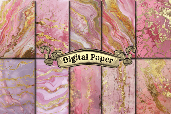 Download Pastel Pink Marble Digital Paper - Premium Resources